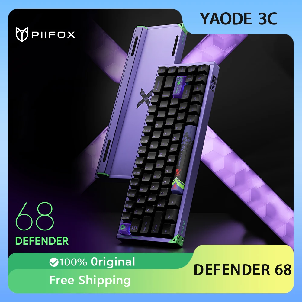 Piifox Defender68 He игровая клавиатура с магнитным переключателем Gateron Jade Pro Rt 0,01 мм алюминиевая клавиатура для киберспорта подарки для геймеров
Piifox Defender68 He игровая клавиатура с магнитным переключателем Gateron Jade Pro Rt 0,01 мм алюминиевая клавиатура для киберспорта подарки для геймеров