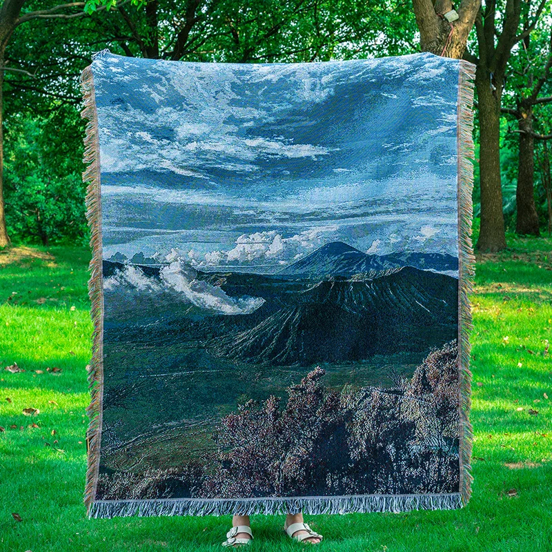 Cross-Border Multifunctional Knitted Cam Picnic Blanket Sofa Cover Tapestry Ocean Volcano Lacape Medieval Sle Wall H...
Cross-Border Multifunctional Knitted Cam Picnic Blanket Sofa Cover Tapestry Ocean Volcano Lacape Medieval Sle Wall H...