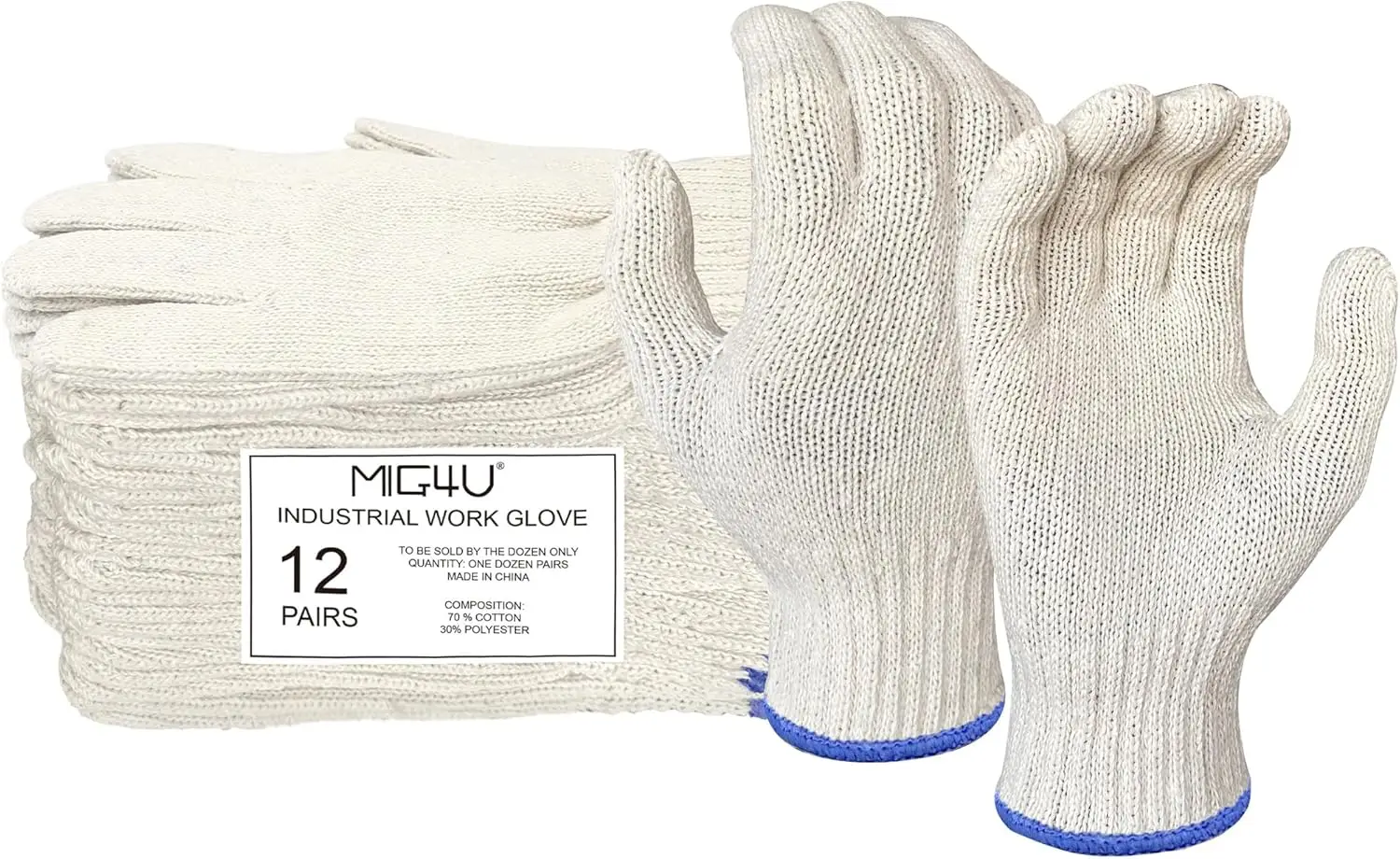 12 Pairs Cotton Work Gloves for Safety, Heat Protection & BBQ Use - Medium Size
12 Pairs Cotton Work Gloves for Safety, Heat Protection & BBQ Use - Medium Size