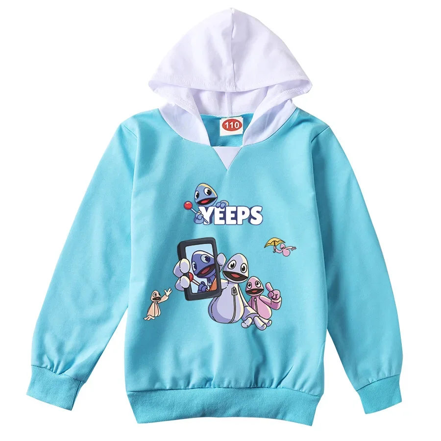 2025 Popular Games Yeeps Hide and Seek Hoodie Kids Spring Autumn Clothes Teenager Boys Hooded Sweatshirts Girls Casual Outerwear
2025 Popular Games Yeeps Hide and Seek Hoodie Kids Spring Autumn Clothes Teenager Boys Hooded Sweatshirts Girls Casual Outerwear