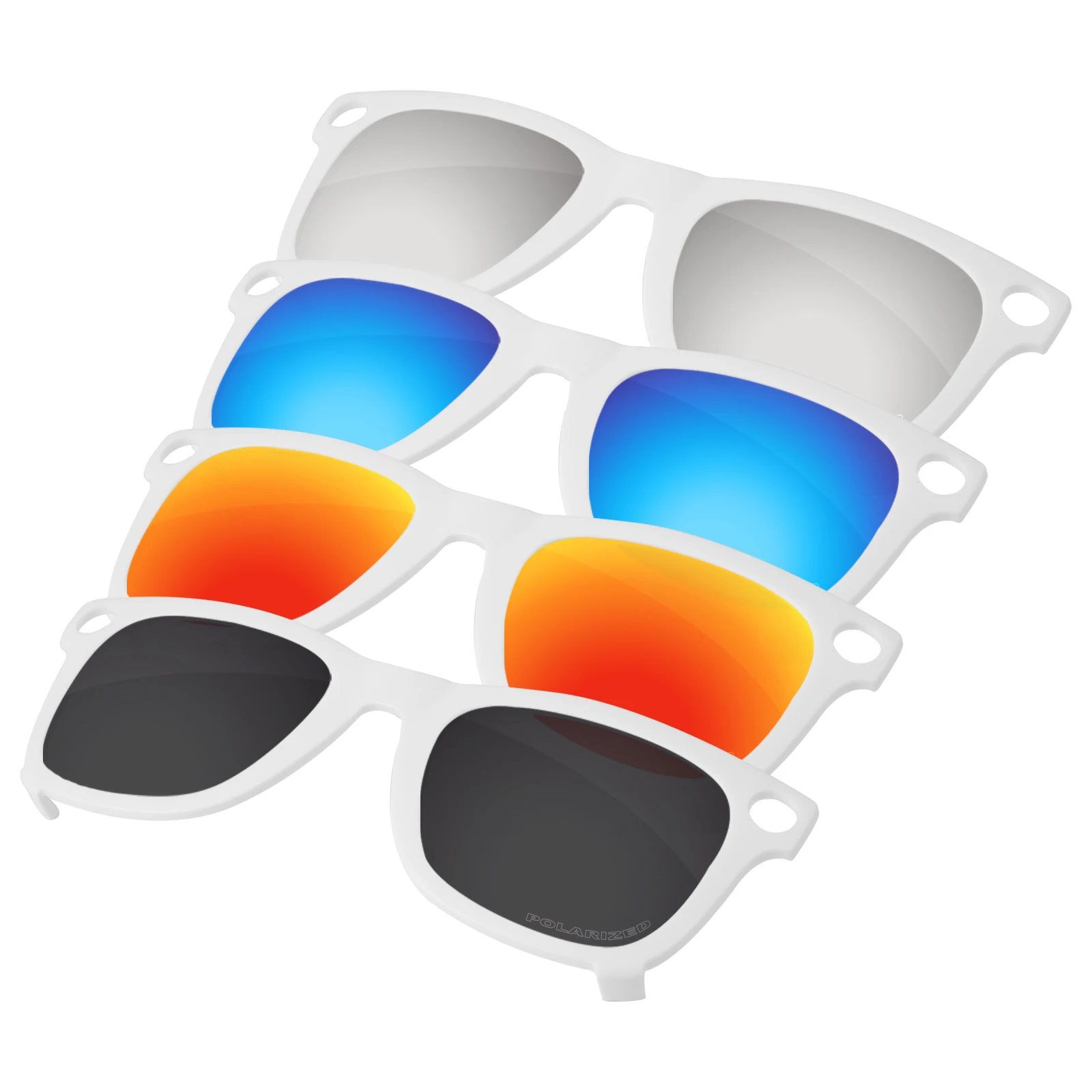 ELuxonsight Polarized Clip-on Sunglasses Clip onto White for Ray-Ban Meta Wayfarer RW4008 53mm & Gen 2 RW4012 Large 53-22
ELuxonsight Polarized Clip-on Sunglasses Clip onto White for Ray-Ban Meta Wayfarer RW4008 53mm & Gen 2 RW4012 Large 53-22