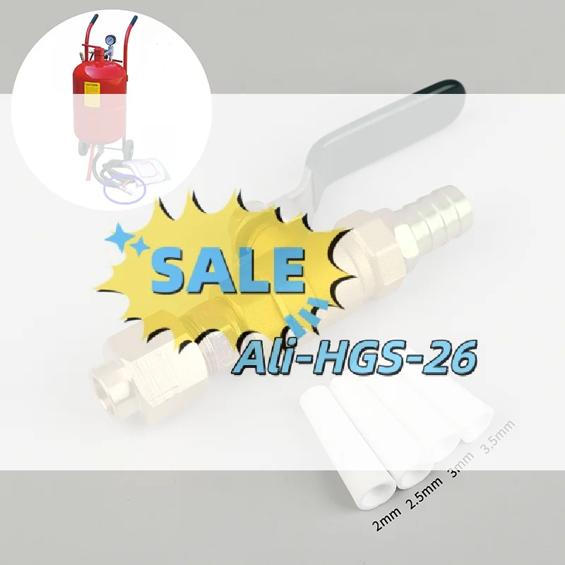 Пескоструйный пистолет клапанного типа для резервуаров емкостью 5 галлонов — пистолет для удаления ржавчины со сменными насадками для промышленной очистки поверхностей
Пескоструйный пистолет клапанного типа для резервуаров емкостью 5 галлонов — пистолет для удаления ржавчины со сменными насадками для промышленной очистки поверхностей