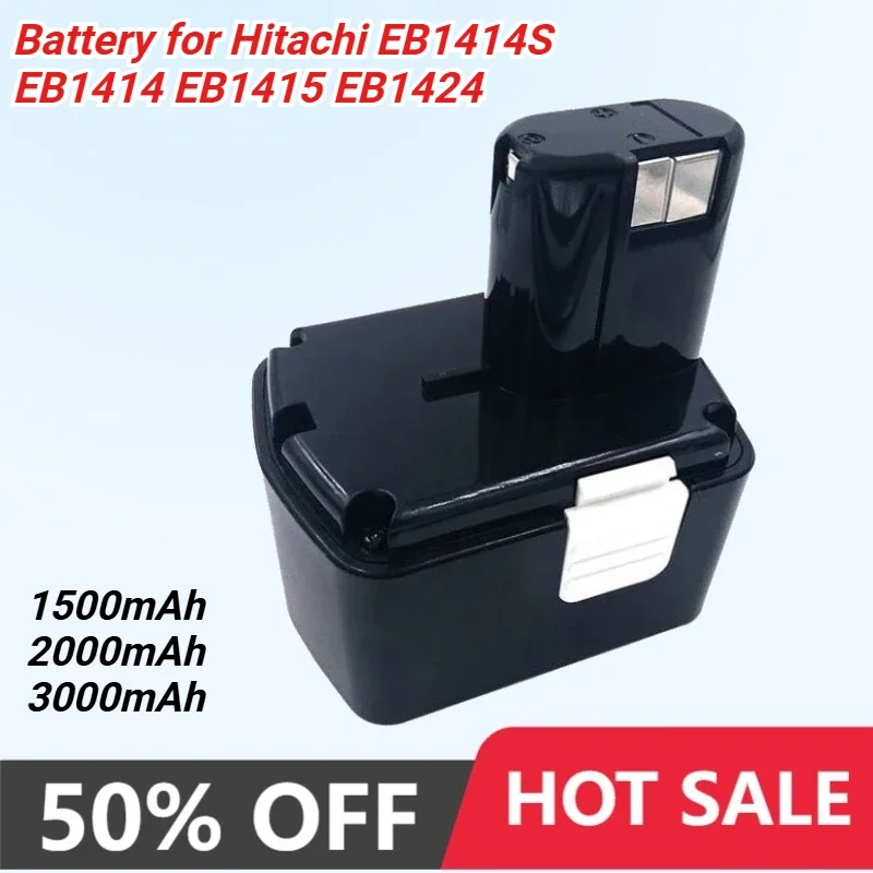 Battery for Hitachi EB1414S EB1414 EB1415 EB1424 1414L CJ 14DL DH14DL G 14DL DS 14DAF2 14DFL DS14DFLG DS 14DFLPC DS14DL 14.4V
Battery for Hitachi EB1414S EB1414 EB1415 EB1424 1414L CJ 14DL DH14DL G 14DL DS 14DAF2 14DFL DS14DFLG DS 14DFLPC DS14DL 14.4V