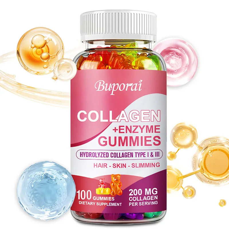 Collagen + Enzyme Gummies - Burn Fat, Manage Weight, Promote Intestinal and Digestive Health, and Enhance Nutrient Absorption
Collagen + Enzyme Gummies - Burn Fat, Manage Weight, Promote Intestinal and Digestive Health, and Enhance Nutrient Absorption