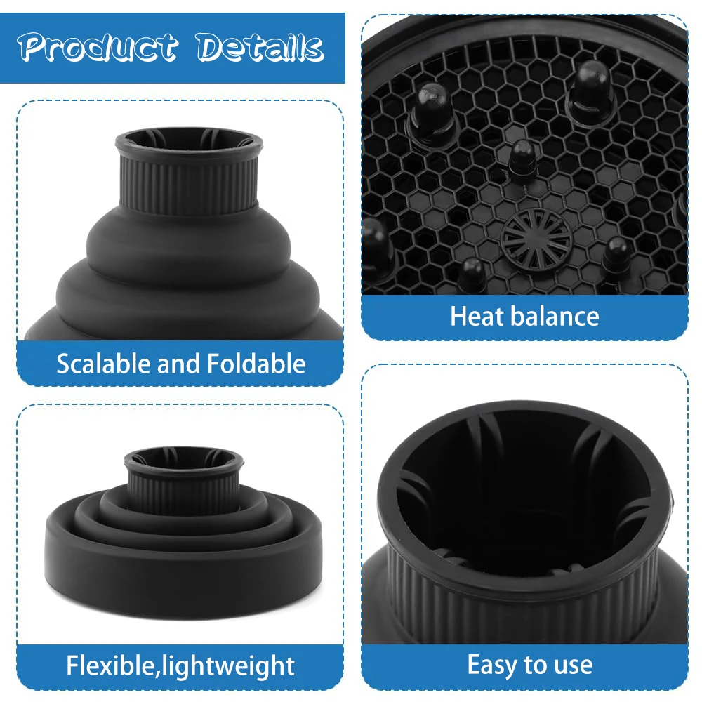 Yajukai Black Pink Collapsible Hair Dryer Diffuser Travel And Easy Storage Diffuser Attachment Fit Most Hair Dryers With Nozzle
Yajukai Black Pink Collapsible Hair Dryer Diffuser Travel And Easy Storage Diffuser Attachment Fit Most Hair Dryers With Nozzle