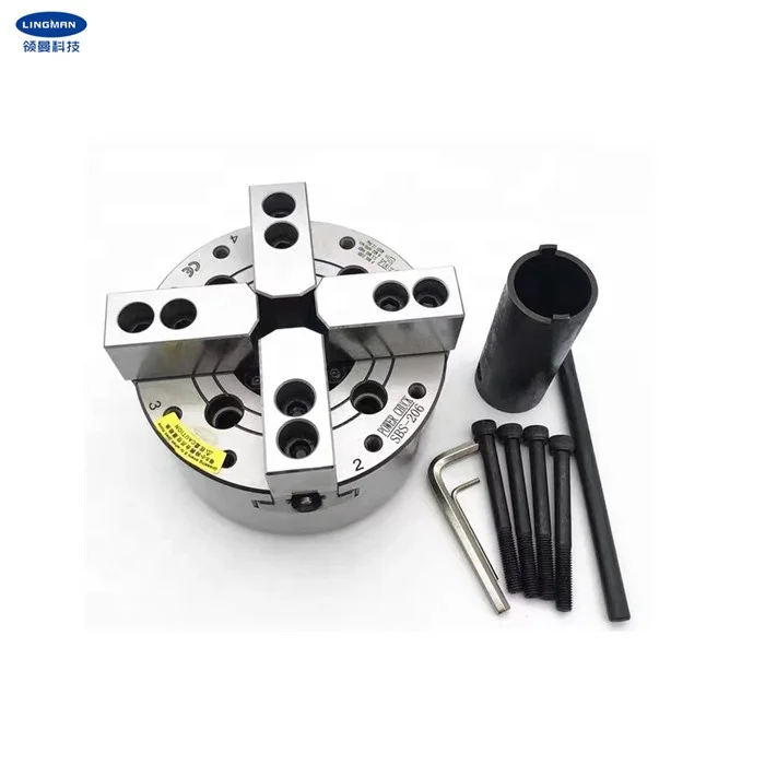 8 Inch 4 Jaw Hydraulic Chuck through Hole Chuck Cutting Machine CNC Power Chuck
8 Inch 4 Jaw Hydraulic Chuck through Hole Chuck Cutting Machine CNC Power Chuck