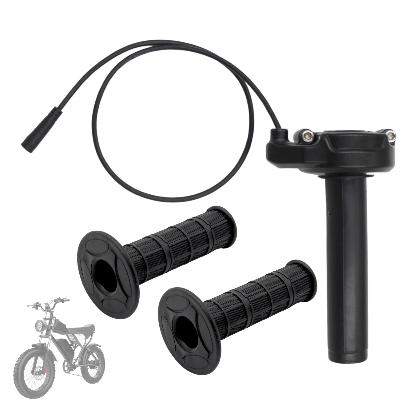 3Pin Electric Bicycle Electric Motorcycle Throttle Handle Thumb Governor Waterproof Accelerator Grip Cover Accessories Universal
3Pin Electric Bicycle Electric Motorcycle Throttle Handle Thumb Governor Waterproof Accelerator Grip Cover Accessories Universal
