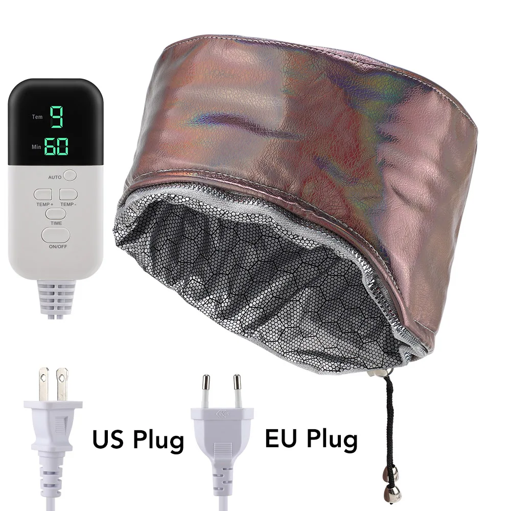 Паровая шапка для глубокого кондиционирования волос, 9 уровней нагрева, 5 режимов таймера, электрическая термошапка, водонепроницаемая, для салонов красоты, паровая шапка для SPA-процедур для волос
Паровая шапка для глубокого кондиционирования волос, 9 уровней нагрева, 5 режимов таймера, электрическая термошапка, водонепроницаемая, для салонов красоты, паровая шапка для SPA-процедур для волос