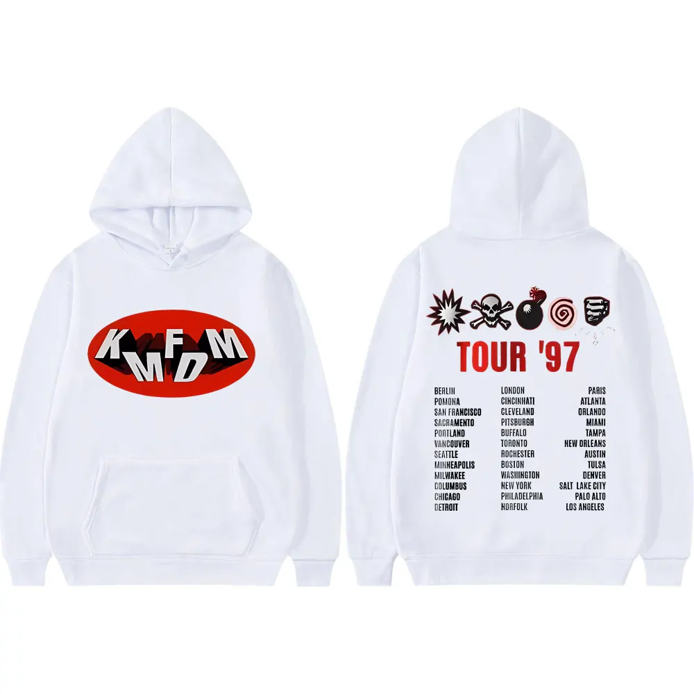 Rock Band Kmfdm Tour 97 Graphic Hoodie Men Women Fashion Punk Hip Hop Hooded Sweatshirts High Quality Fleece Oversized Pullovers
Rock Band Kmfdm Tour 97 Graphic Hoodie Men Women Fashion Punk Hip Hop Hooded Sweatshirts High Quality Fleece Oversized Pullovers