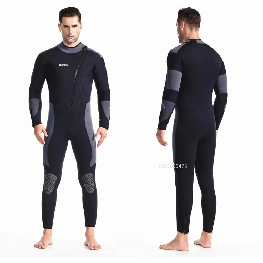 ZCCO Men 5mm Neoprene Wetsuit Surf Suit Ultra Stretch Full Body Front Zip Diving Suit for Snorkel Scuba Diving Swimming Wet Suit
ZCCO Men 5mm Neoprene Wetsuit Surf Suit Ultra Stretch Full Body Front Zip Diving Suit for Snorkel Scuba Diving Swimming Wet Suit