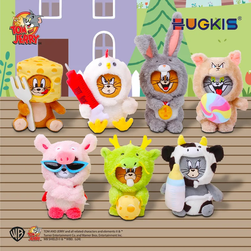 Официальная глухая коробка на китайский Новый год HUGKIS Том и Джерри — ограниченная серия плюшевых фигурок зодиака, коллекционная кукла с 12 знаками животных
Официальная глухая коробка на китайский Новый год HUGKIS Том и Джерри — ограниченная серия плюшевых фигурок зодиака, коллекционная кукла с 12 знаками животных