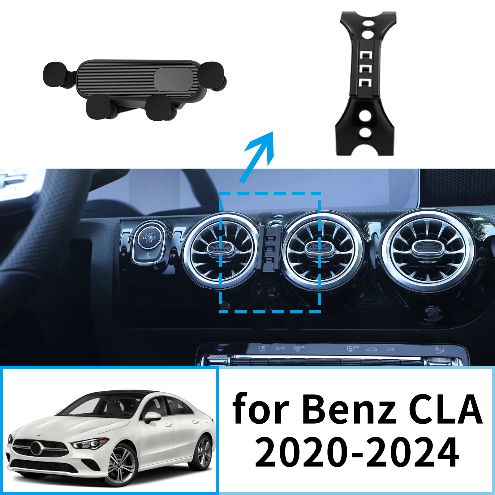 Car Mobile Phone Holder for Mercedes Benz CLA 250 A 2020~2024 GPS Bracket Navigation Stand Auto Accessories
Car Mobile Phone Holder for Mercedes Benz CLA 250 A 2020~2024 GPS Bracket Navigation Stand Auto Accessories