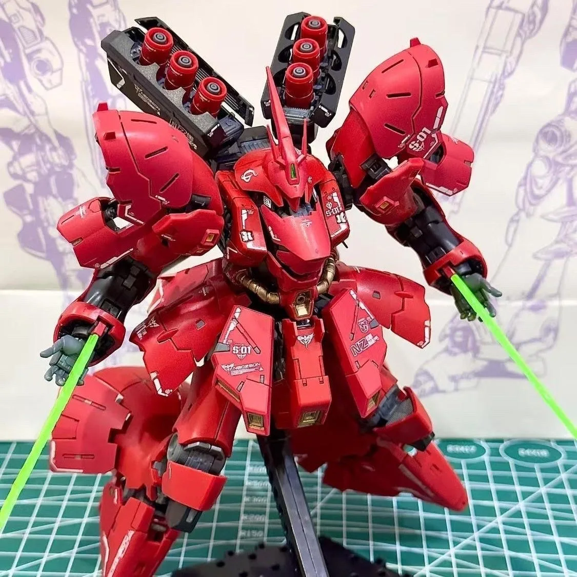 RG29 SAZABI Mobile Suit anime game peripheral models, trendy toys, anime figurines, table decorations, and birthday gifts
RG29 SAZABI Mobile Suit anime game peripheral models, trendy toys, anime figurines, table decorations, and birthday gifts