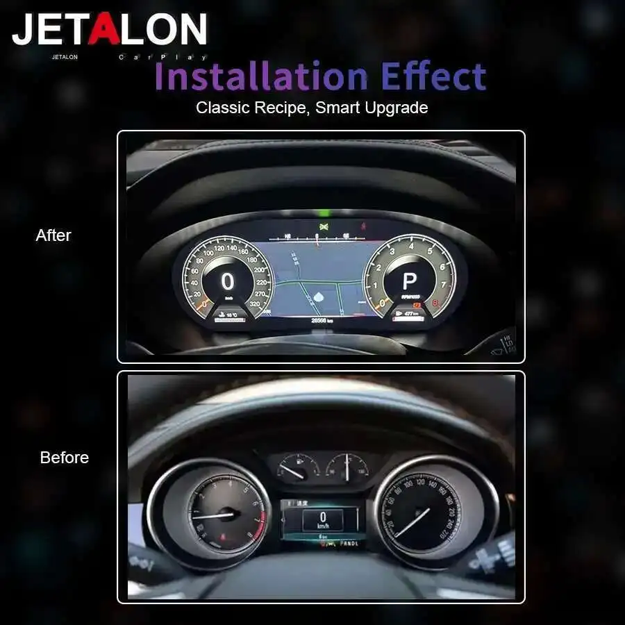 Carplay Navigation Virtual Cockpit Speedmeter 12.3" Dashboard LCD Instrument Cluster For Opel Insignia Buick Regal 2009-2015
Carplay Navigation Virtual Cockpit Speedmeter 12.3" Dashboard LCD Instrument Cluster For Opel Insignia Buick Regal 2009-2015