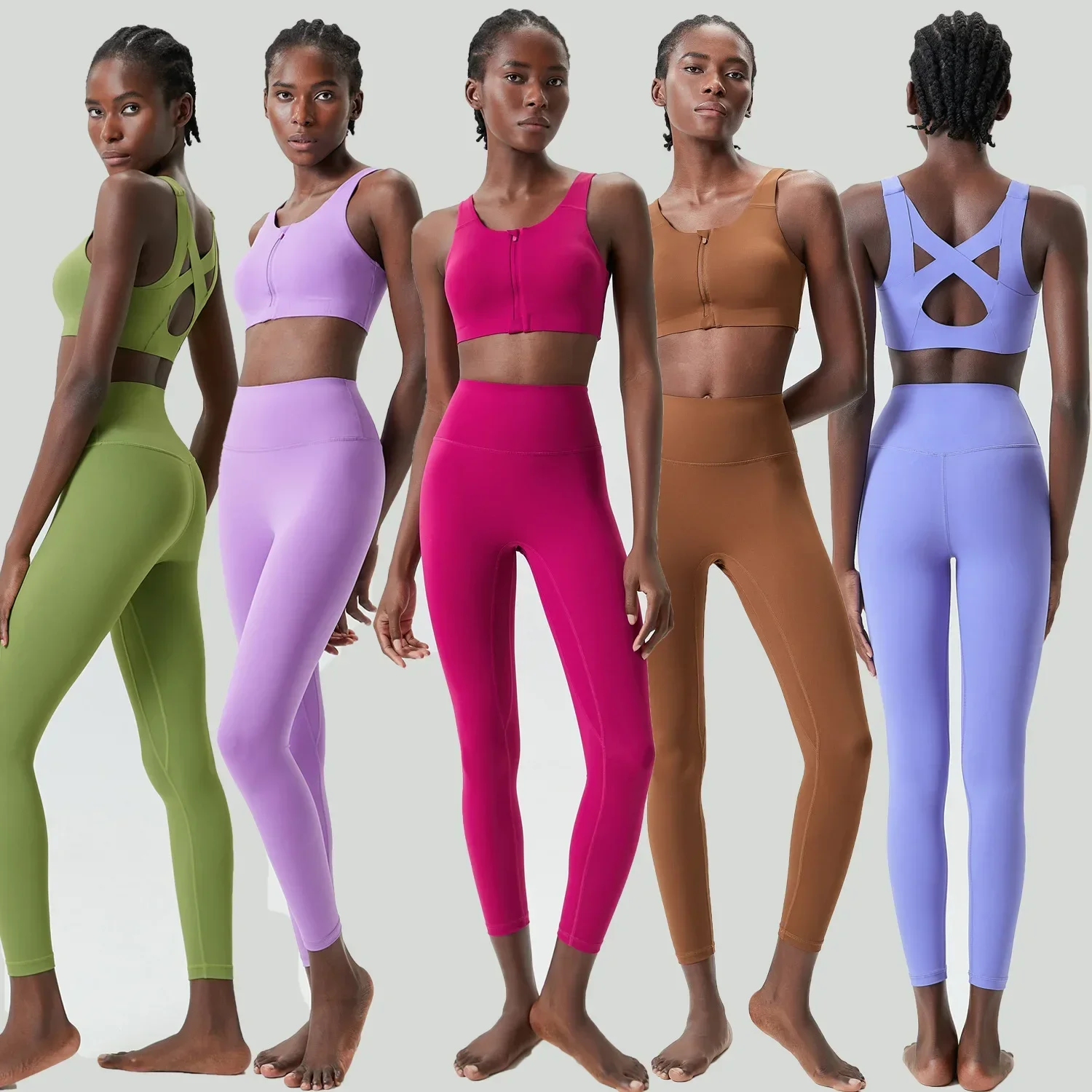 Yoga Pants Sets Two Pieces Womens Fitness Suits Sportswear Push up Workout Bra High Waist Leggings Gym Clothing Activewear
Yoga Pants Sets Two Pieces Womens Fitness Suits Sportswear Push up Workout Bra High Waist Leggings Gym Clothing Activewear
