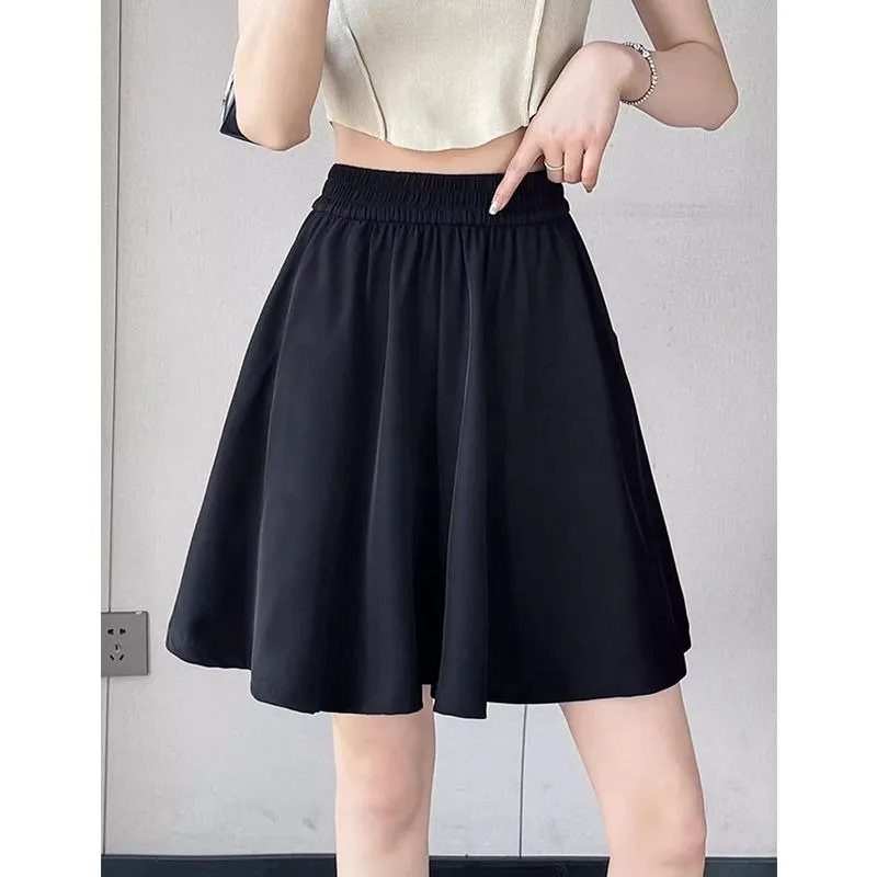 Womens High Waist A-Line Shorts Casual Summer Culottes
Womens High Waist A-Line Shorts Casual Summer Culottes