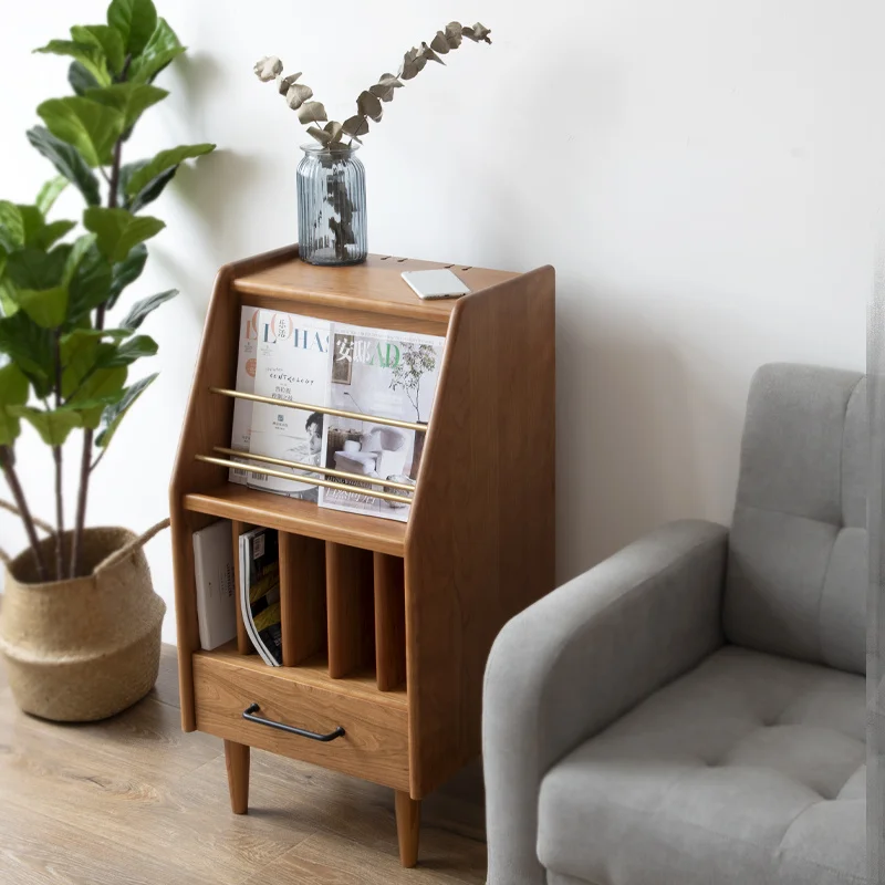 Floor-to-ceiling solid wood bookshelf simple shelf bedroom bookcase mini small bedside table
Floor-to-ceiling solid wood bookshelf simple shelf bedroom bookcase mini small bedside table