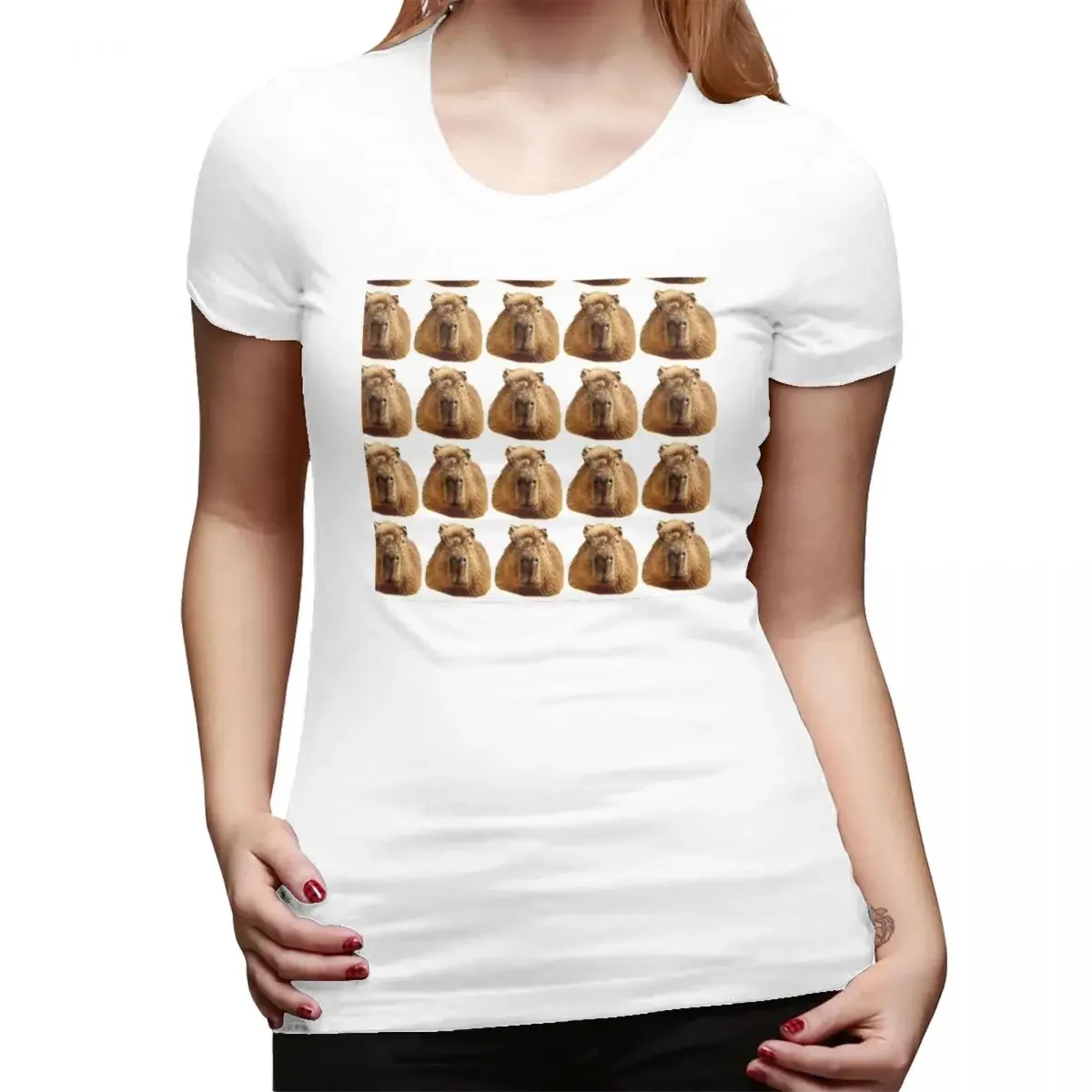 Capybara T-Shirt for Women O-Neck Streetwear T Shirts Women's Short Sleeve Summer Clothes Tops
Capybara T-Shirt for Women O-Neck Streetwear T Shirts Women's Short Sleeve Summer Clothes Tops
