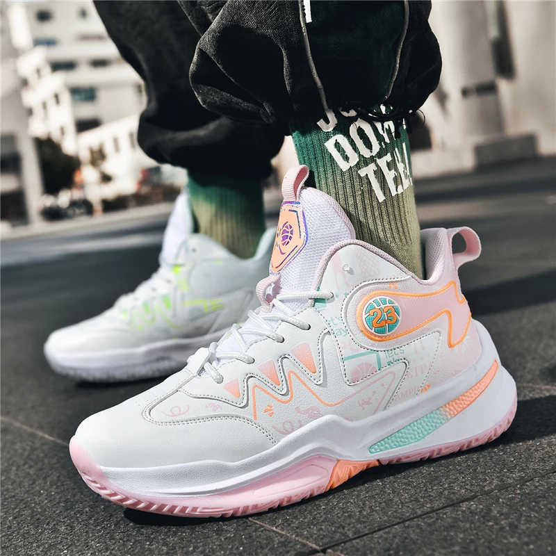 Battlefield Basketball Shoes - Men's Double-Layer Anti-Slip and Wear-resistant Youth High-Top Cushioned Sports Shoes
Battlefield Basketball Shoes - Men's Double-Layer Anti-Slip and Wear-resistant Youth High-Top Cushioned Sports Shoes