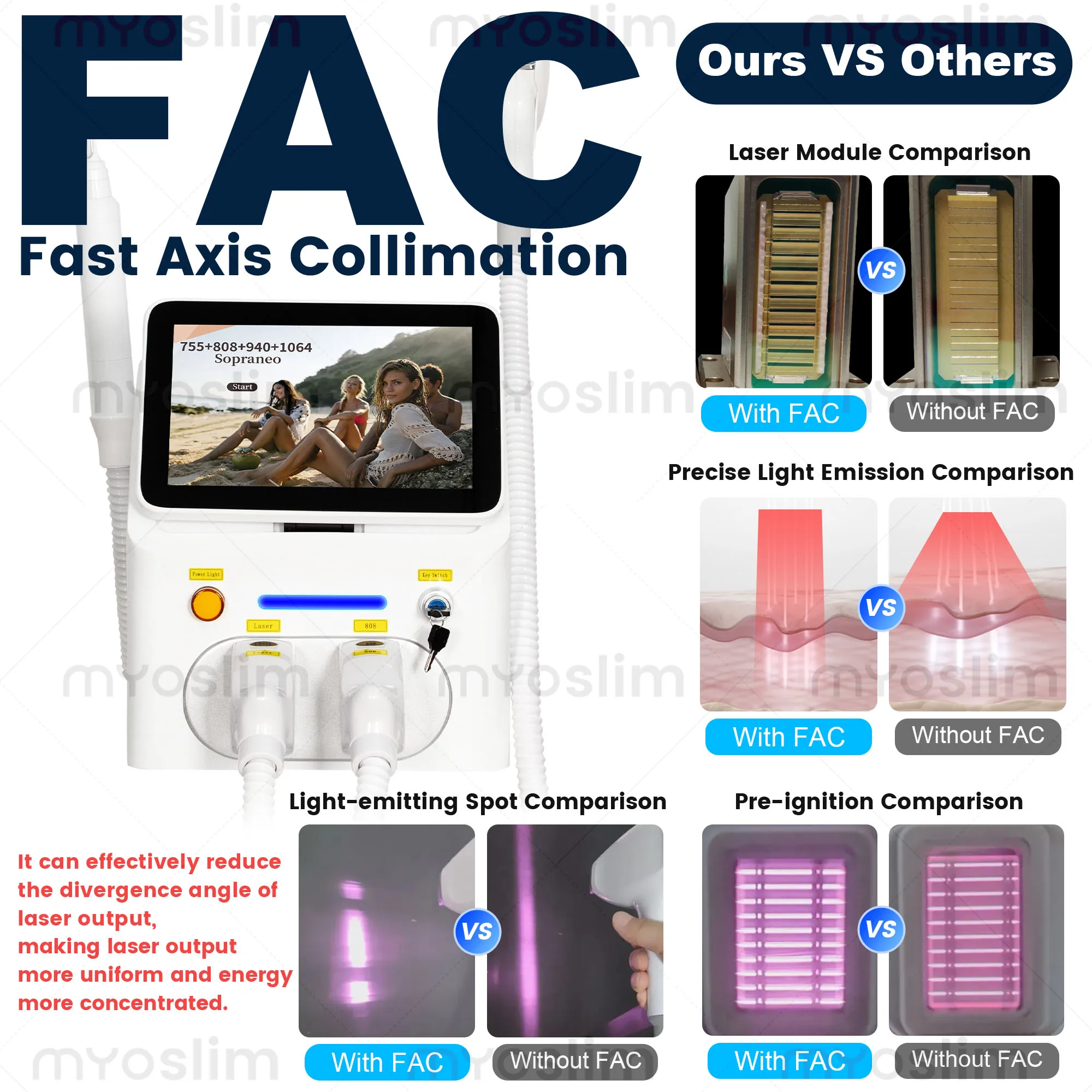 808nm Diode Hair Removal Laser Machine 5000W 4 Wavelength FAC TEC Permanent Painless Icy Handle Skin Firming Body Care Equipment
808nm Diode Hair Removal Laser Machine 5000W 4 Wavelength FAC TEC Permanent Painless Icy Handle Skin Firming Body Care Equipment