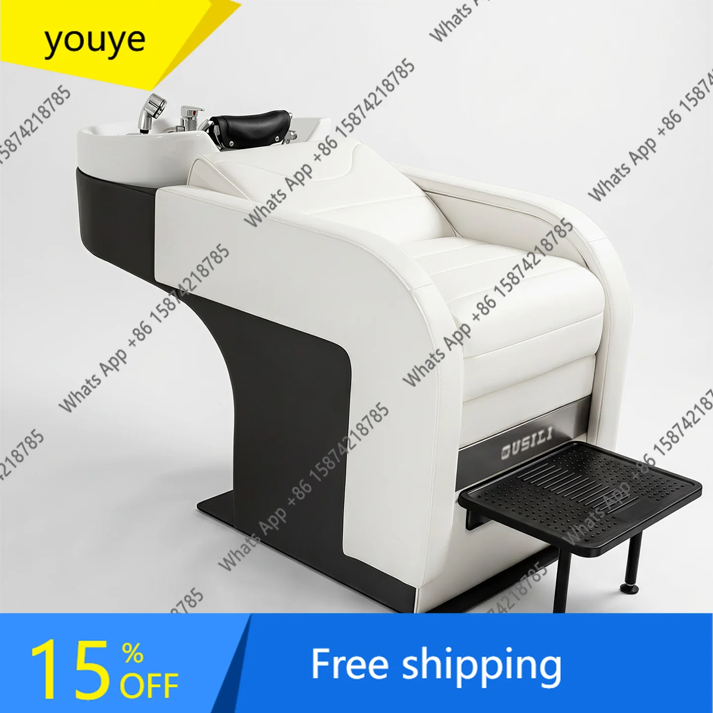 N65 Hair salon special barber shop shampoo bed hair bed beauty salon shampoo chair ceramic basin white simple modern
N65 Hair salon special barber shop shampoo bed hair bed beauty salon shampoo chair ceramic basin white simple modern