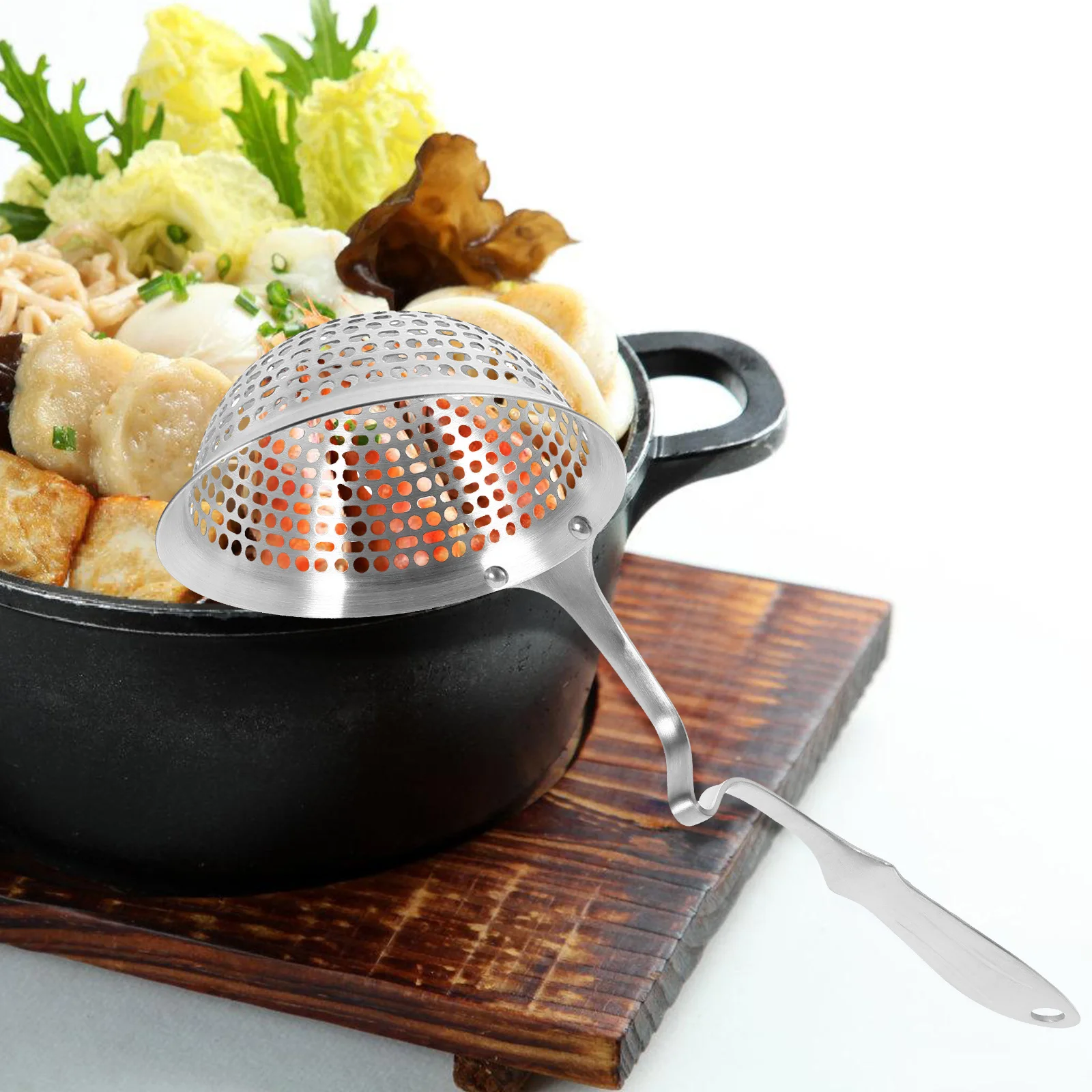 Stainless Steel Slotted Spoon 304 Filter Scoop Strainer Kitchen Supply Practical Ladle Hot Pot Multifunction
Stainless Steel Slotted Spoon 304 Filter Scoop Strainer Kitchen Supply Practical Ladle Hot Pot Multifunction