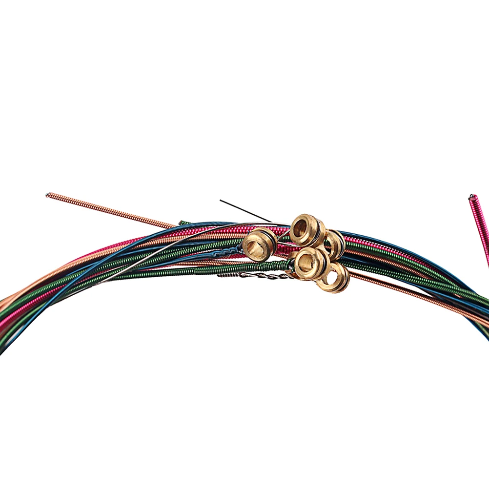 6Pcs Guitar Strings Acoustic Bass Solid Durable Rustproof Coating Stable Vibration Instrument String Accessories
6Pcs Guitar Strings Acoustic Bass Solid Durable Rustproof Coating Stable Vibration Instrument String Accessories