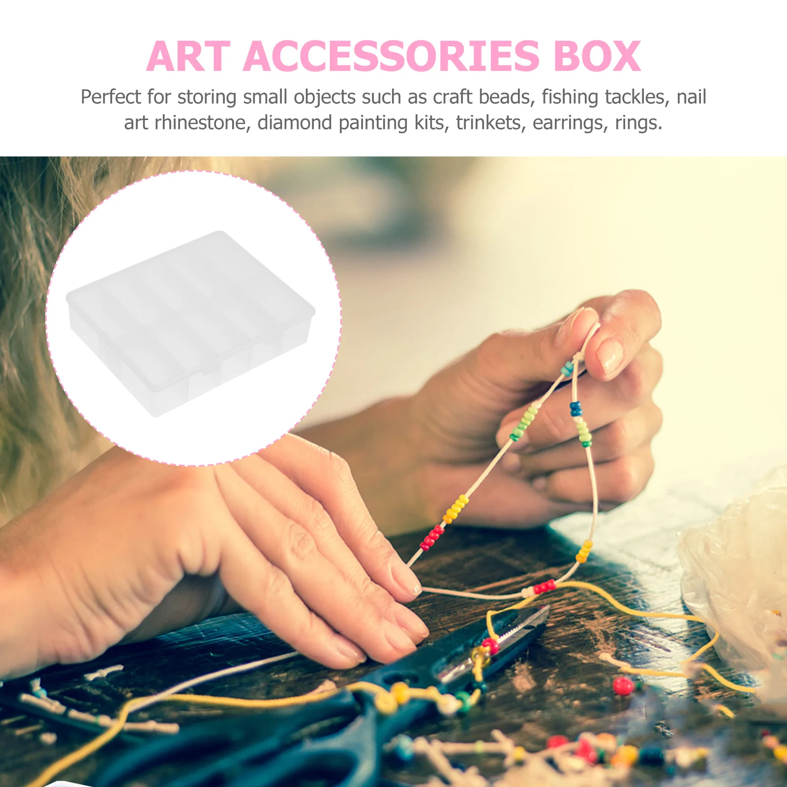 6pcs Tips Storage Box 10-Grid Plastic Transparent Organizer Container For Rhinestones Charms Glitter Fake Nail Accessories 
6pcs Tips Storage Box 10-Grid Plastic Transparent Organizer Container For Rhinestones Charms Glitter Fake Nail Accessories