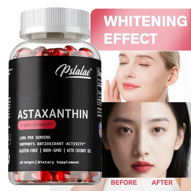Astaxanthin - 12mg Veggie Softgels - Natural Support for Joint, Skin, Cellular, Heart, Brain, Eye Health - Super Antioxidant
Astaxanthin - 12mg Veggie Softgels - Natural Support for Joint, Skin, Cellular, Heart, Brain, Eye Health - Super Antioxidant