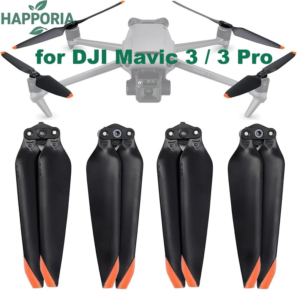 HAPPORIA 9453F Propeller for DJI Mavic 3 Pro Classic Quick Release Low Noise Foldable Blade Drone Spare Parts Accessories
HAPPORIA 9453F Propeller for DJI Mavic 3 Pro Classic Quick Release Low Noise Foldable Blade Drone Spare Parts Accessories