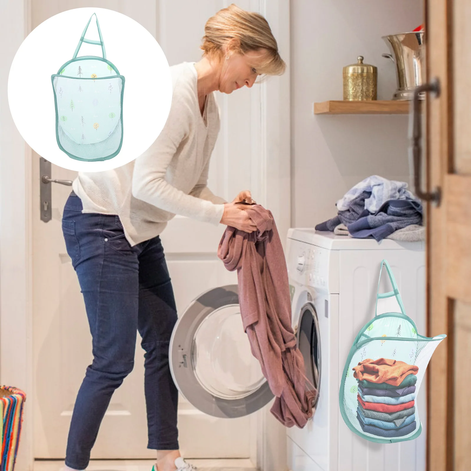 Storage Basket Bin Hamper Hanging Bag Collapsible Laundry Clothes Child Foldable 
Storage Basket Bin Hamper Hanging Bag Collapsible Laundry Clothes Child Foldable