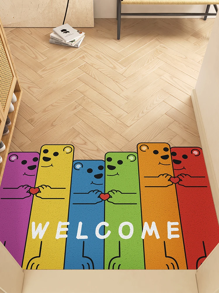 Коврик для входа Meisda, защита от грязи, удаление пыли, мультяшный геометрический узор, коврик для двери из ПВХ, прямоугольный коврик для входа в дом
Коврик для входа Meisda, защита от грязи, удаление пыли, мультяшный геометрический узор, коврик для двери из ПВХ, прямоугольный коврик для входа в дом