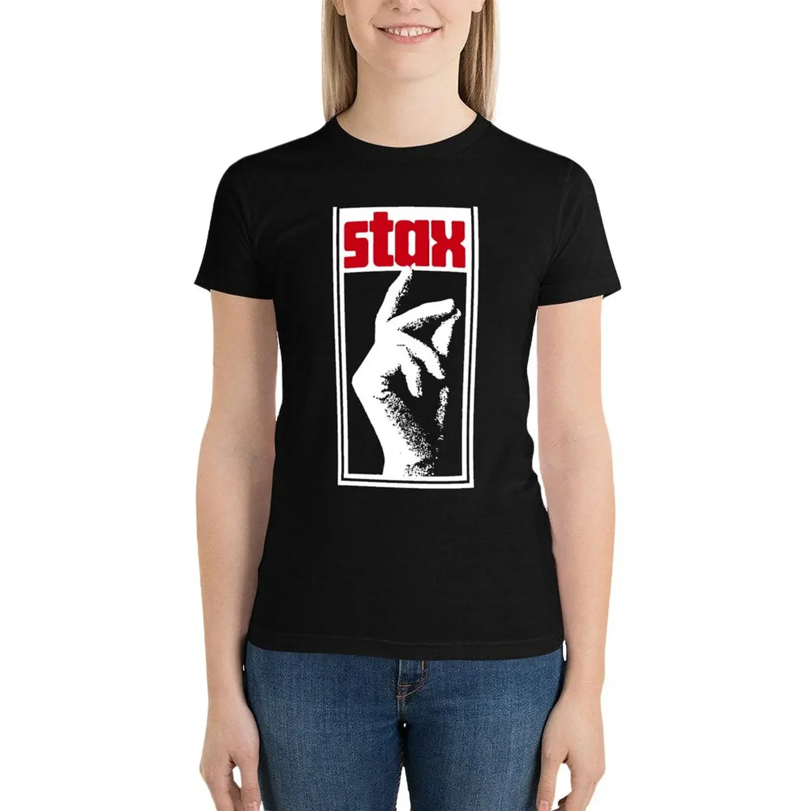 Stax Volt Records T-Shirt Female clothing vintage clothes Women's cotton t-shirt
Stax Volt Records T-Shirt Female clothing vintage clothes Women's cotton t-shirt
