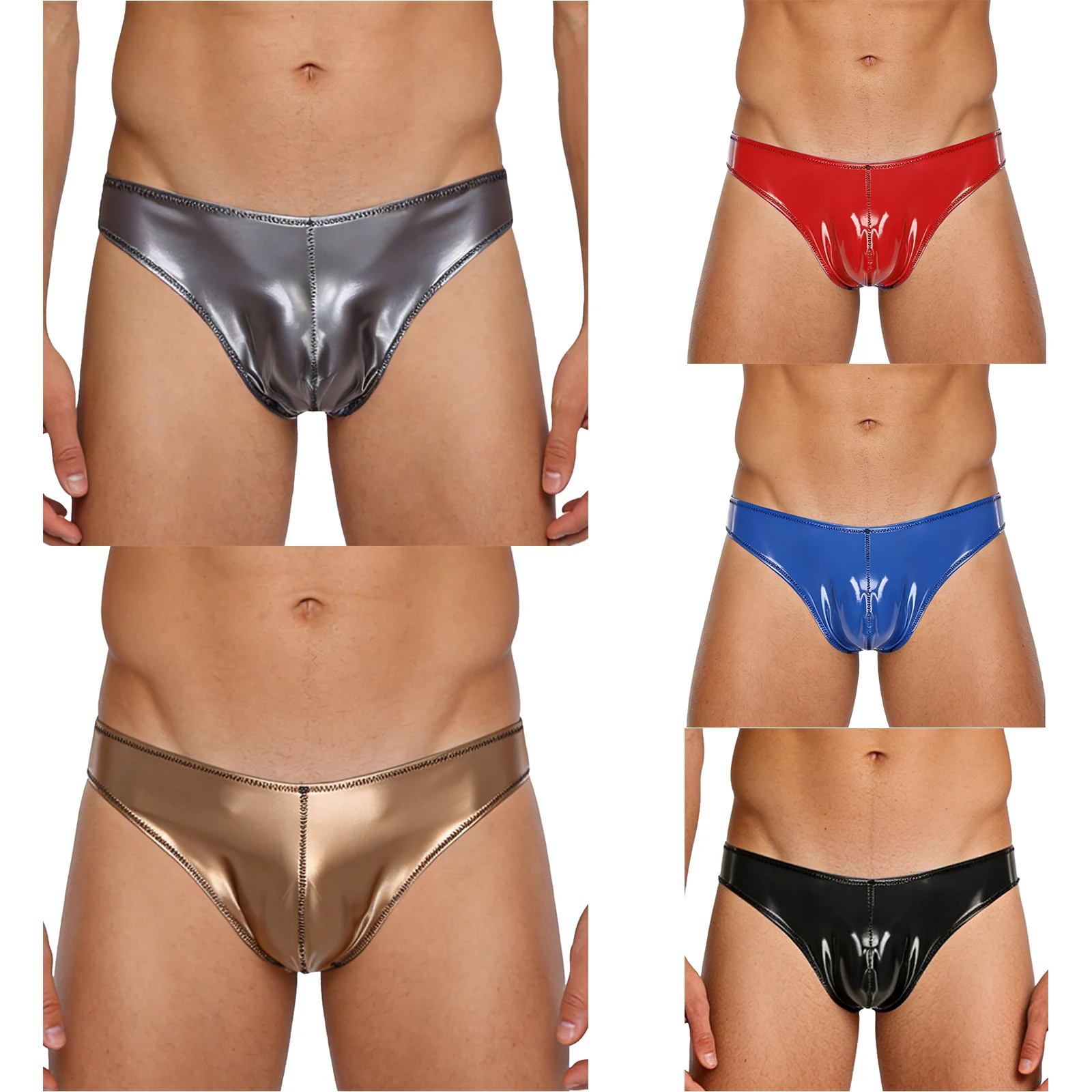 Men Wet Look PU G-string Briefs Low Rise Bugle Pouch Panties Beach Pool Party Bikini Swimwear Nightclub Couple Game Underwear
Men Wet Look PU G-string Briefs Low Rise Bugle Pouch Panties Beach Pool Party Bikini Swimwear Nightclub Couple Game Underwear