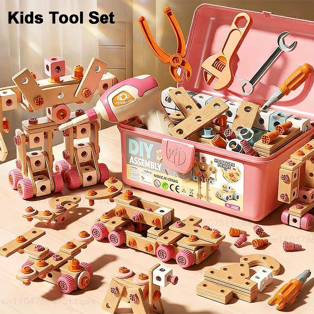 Kids Pretend Tool Kit Educational Toys Simulation Repair Tools Toys Drill Game Learning Engineering Puzzle Toys Gifts for Girls
Kids Pretend Tool Kit Educational Toys Simulation Repair Tools Toys Drill Game Learning Engineering Puzzle Toys Gifts for Girls