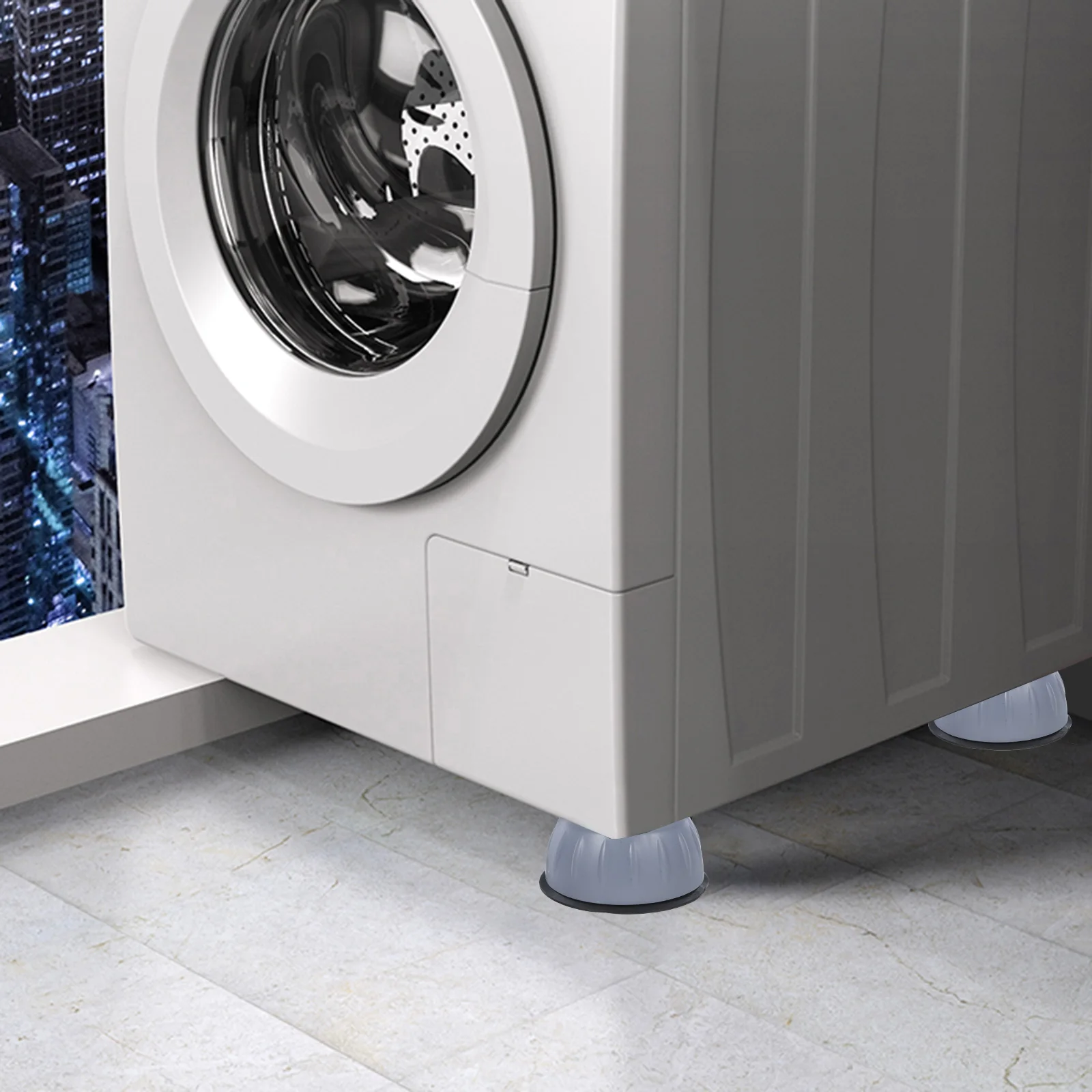 4pcs Washing Machine Feet Stabilizer Rubber Pads Shockproof Anti Vibration Non Slip Furniture Leg Leveling Pads Home Appliances
4pcs Washing Machine Feet Stabilizer Rubber Pads Shockproof Anti Vibration Non Slip Furniture Leg Leveling Pads Home Appliances