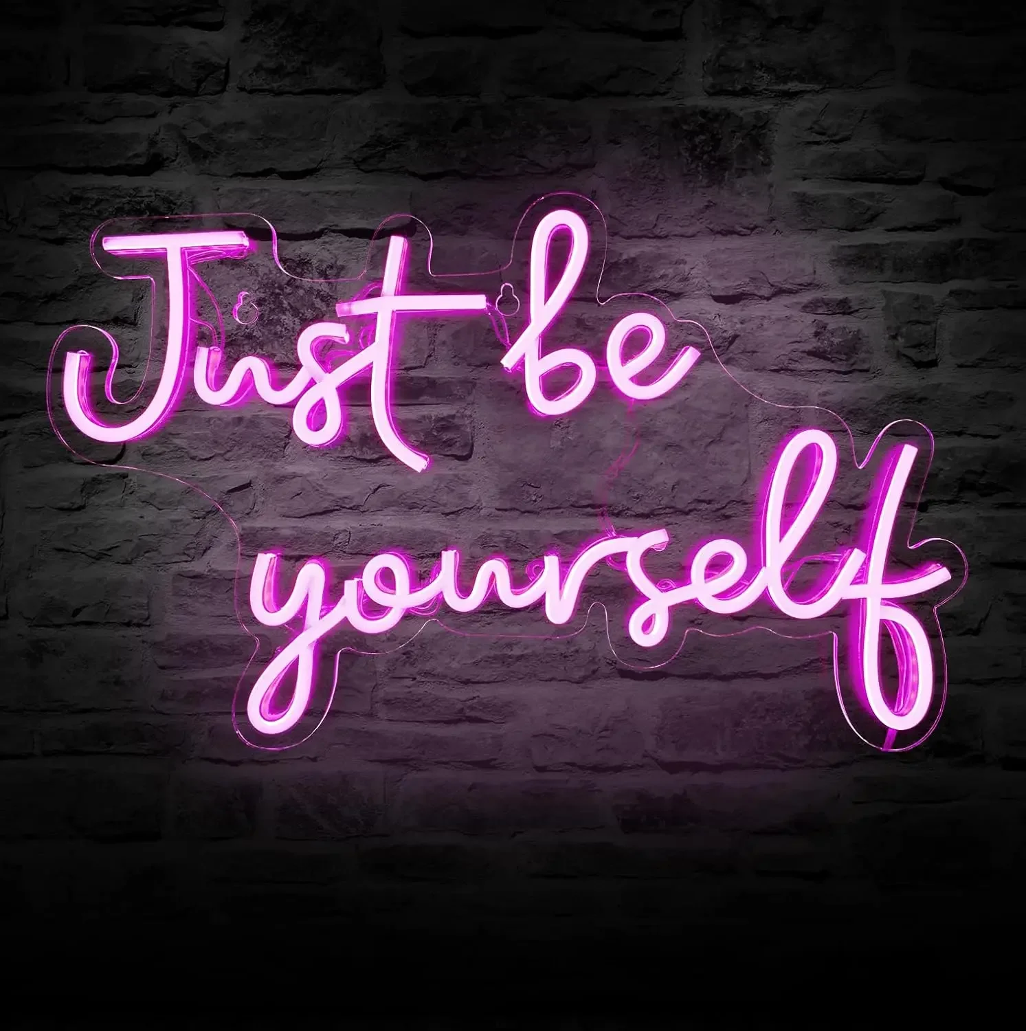Just Be Yourself Neon Signs Neon Signs LED Neon Light Sign Light Up Neon Signs Wall Decor for Home Bar Living Room Man Cave Bar
Just Be Yourself Neon Signs Neon Signs LED Neon Light Sign Light Up Neon Signs Wall Decor for Home Bar Living Room Man Cave Bar