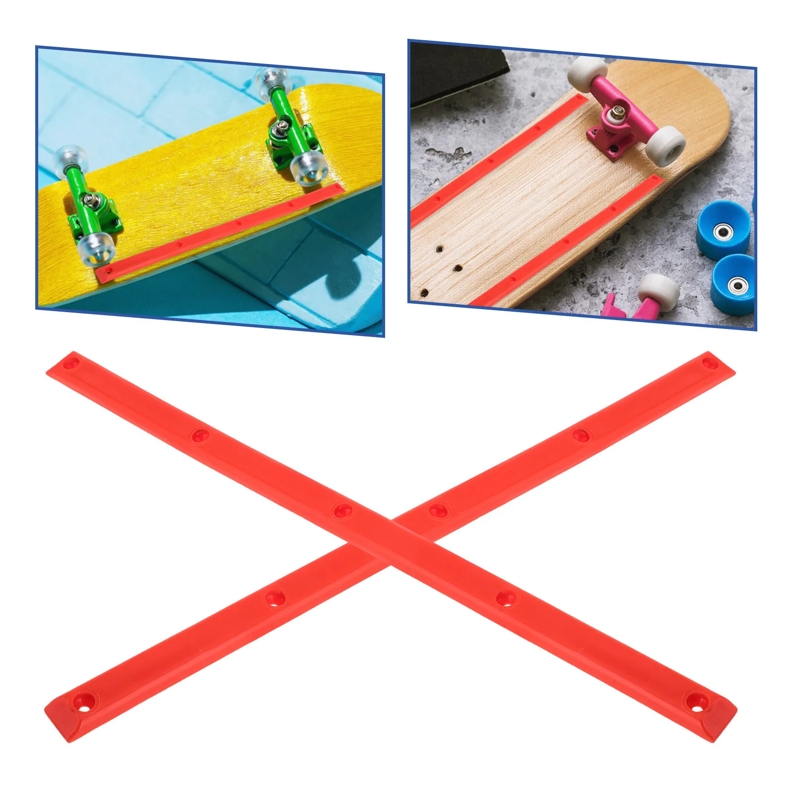 1Pair Skateboard Rib Bones Protective ABS Rails Shock Absorber Longboard Skateboard Bumper Protection
1Pair Skateboard Rib Bones Protective ABS Rails Shock Absorber Longboard Skateboard Bumper Protection