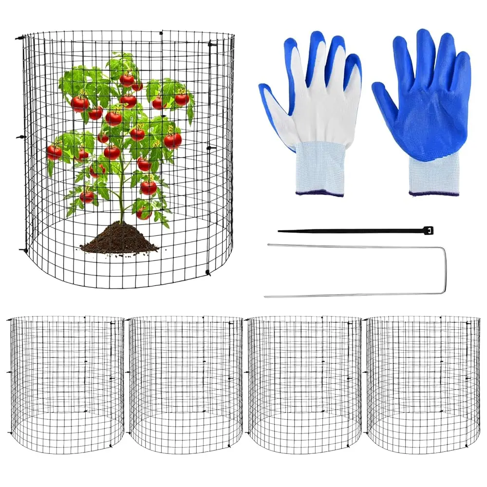 15 Pcs Plant Protector from Animals, 11.8\x 11.8\ Wire Plant Protector Metal Plants Cage to Keep Animals Out, Garden Covers N
15 Pcs Plant Protector from Animals, 11.8\x 11.8\ Wire Plant Protector Metal Plants Cage to Keep Animals Out, Garden Covers N