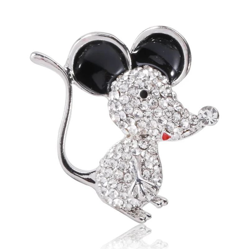 Creative Mouse Rhinestone Brooch, Animal Mouse Badge, Unisex Bag, Shirt Collar Pin, Button, Party Jewelry, Friend Gift
Creative Mouse Rhinestone Brooch, Animal Mouse Badge, Unisex Bag, Shirt Collar Pin, Button, Party Jewelry, Friend Gift