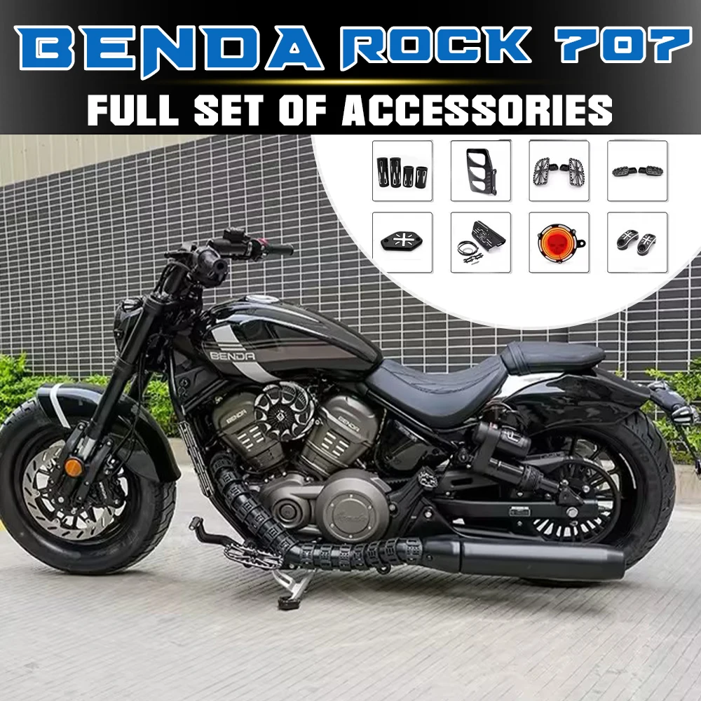 FOR BENA ROCK 707 complete modification kit: pedals, gear shift lever, air filter cover, exhaust cover, handlebars, etc.
FOR BENA ROCK 707 complete modification kit: pedals, gear shift lever, air filter cover, exhaust cover, handlebars, etc.
