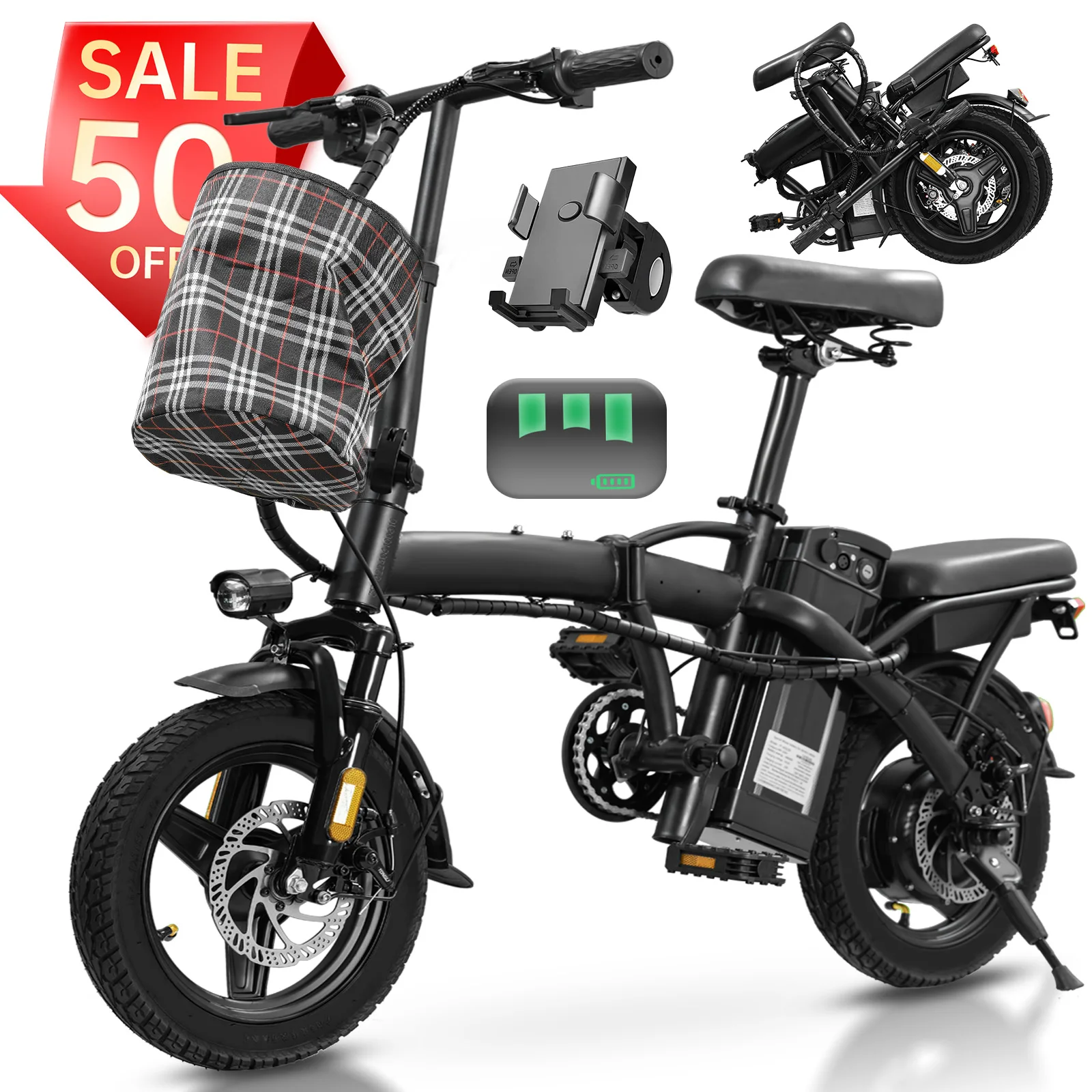 Городской пригородный складной электрический велосипед, 14-дюймовая шина, двигатель 560 Вт, аккумулятор 48 В, 10 Ач, электрический велосипед для подростков, взрослых, двойные дисковые тормоза
Городской пригородный складной электрический велосипед, 14-дюймовая шина, двигатель 560 Вт, аккумулятор 48 В, 10 Ач, электрический велосипед для подростков, взрослых, двойные дисковые тормоза