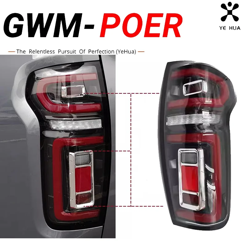 For Great Wall GWM Ute POER PAO 2019-2026 Pickup Car Rear Brake Light Turn Signal Lamp Tail Light Auto Tuning Parts Accessory
For Great Wall GWM Ute POER PAO 2019-2026 Pickup Car Rear Brake Light Turn Signal Lamp Tail Light Auto Tuning Parts Accessory