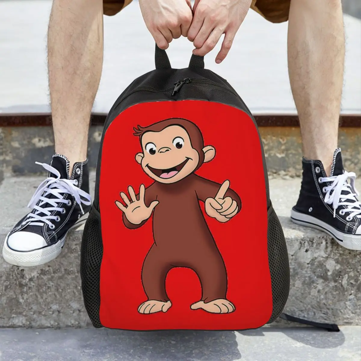 Рюкзак Curious George, Лидер продаж, рюкзак большой емкости для мальчиков и девочек, школьная сумка, сумки на плечо для мужчин и женщин
Рюкзак Curious George, Лидер продаж, рюкзак большой емкости для мальчиков и девочек, школьная сумка, сумки на плечо для мужчин и женщин