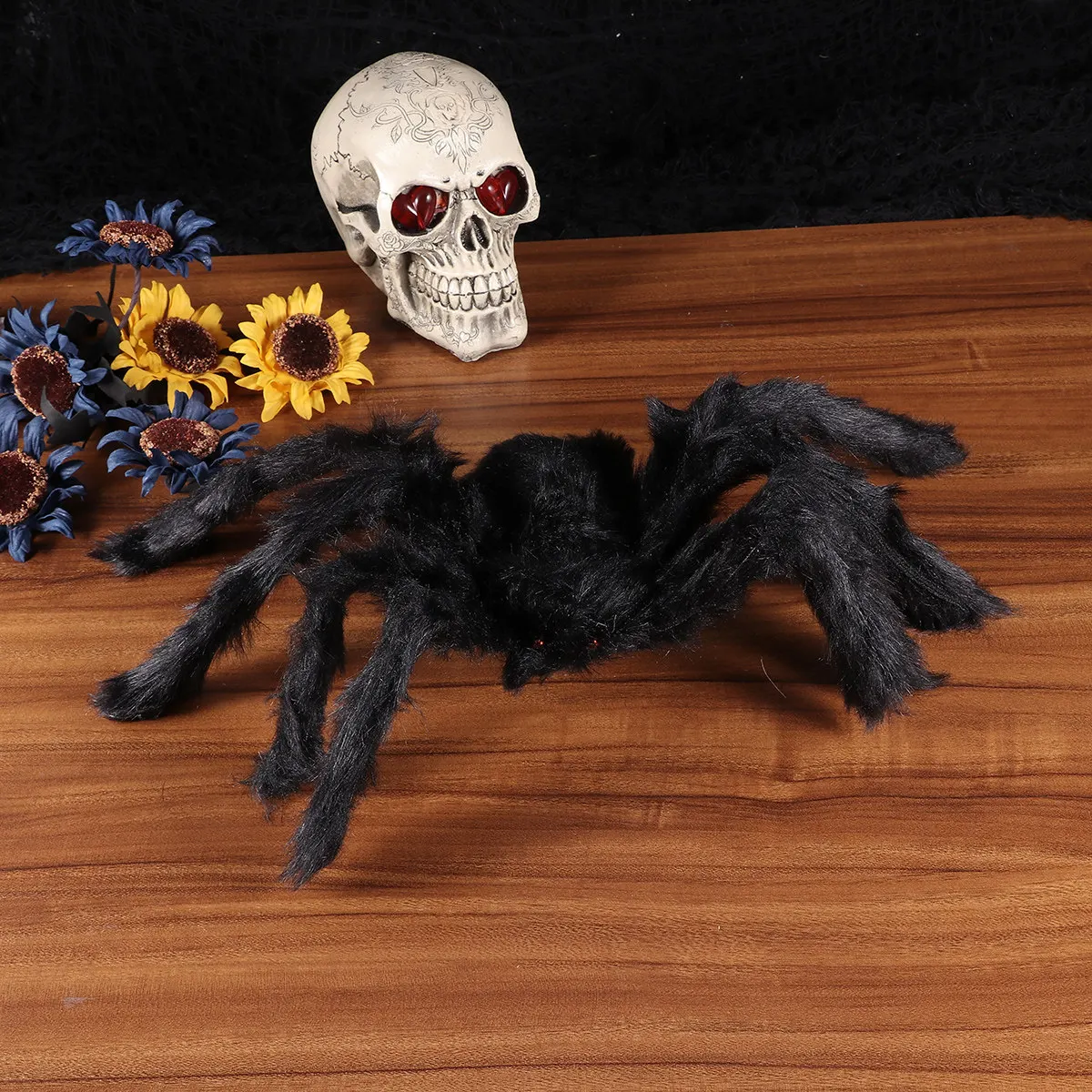 Artificial Spider Ornaments 50Cm Black Halloween Decor For Bar Store Desktop Prop Fake Spider Party Novelty Decoration
Artificial Spider Ornaments 50Cm Black Halloween Decor For Bar Store Desktop Prop Fake Spider Party Novelty Decoration