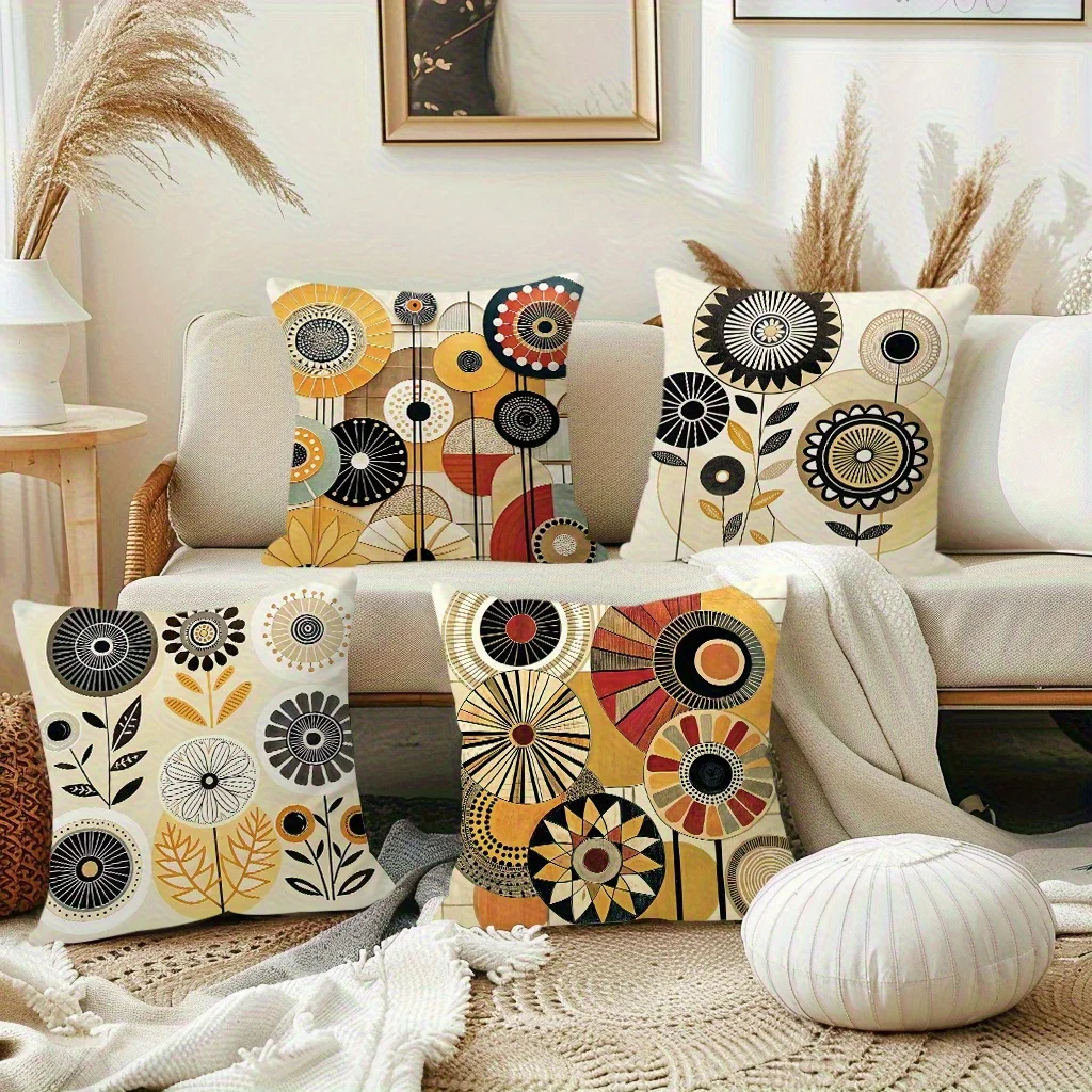 4 шт. геометрических цветочных наволочек из бархатного полиэстера, современные декоративные чехлы для подушек в стиле бохо, украшение для дома
4 шт. геометрических цветочных наволочек из бархатного полиэстера, современные декоративные чехлы для подушек в стиле бохо, украшение для дома