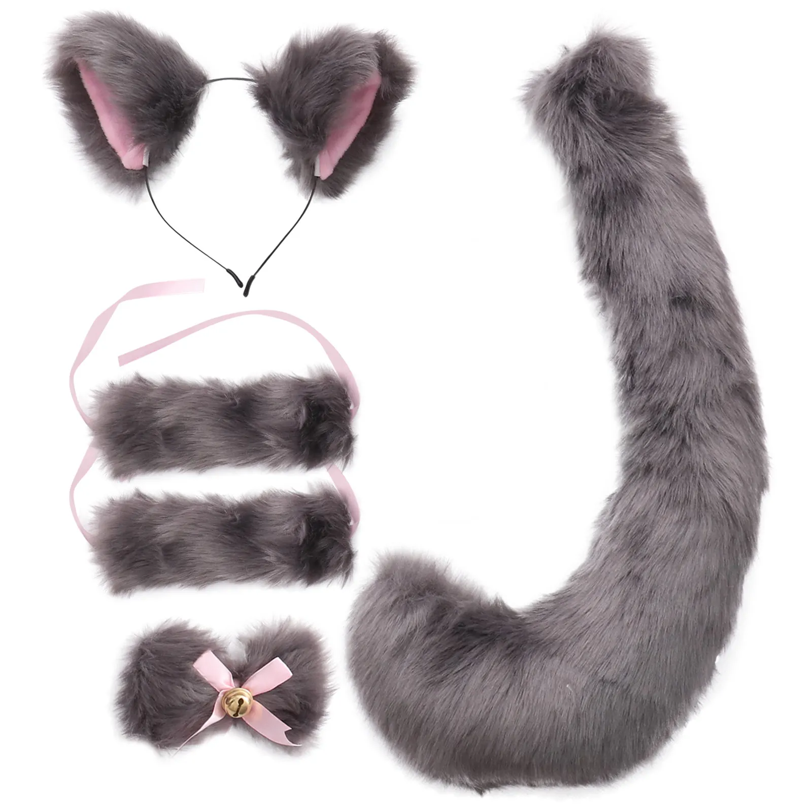 1Set Fox Ears Tail Cosplay Set Comfortable Skin-Friendly Costume Accessories for Halloween Party Masquerade Stage Performance
1Set Fox Ears Tail Cosplay Set Comfortable Skin-Friendly Costume Accessories for Halloween Party Masquerade Stage Performance