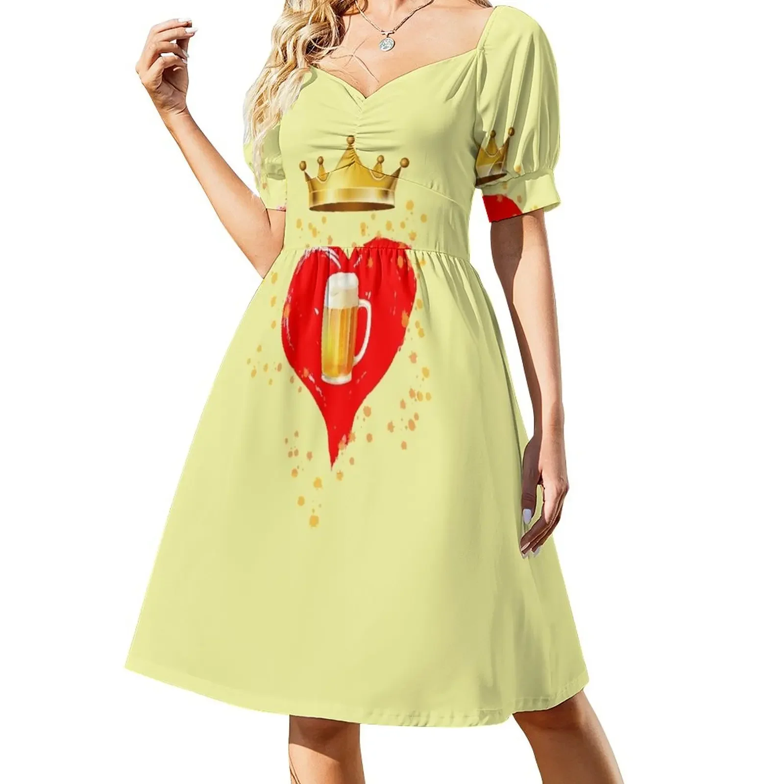King of beer Short-Sleeved Dress women's summer dress 2025 dresses for womens Party dresses for women
King of beer Short-Sleeved Dress women's summer dress 2025 dresses for womens Party dresses for women