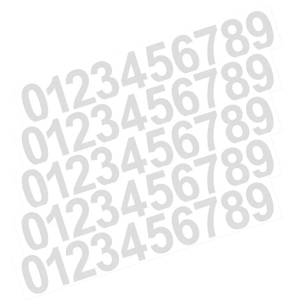 5 Sheets Stickers Self Adhesive Decals Self Adhesive Decals For Signs Mailbox Numbers Outdoor Reflective Smooth Surface
5 Sheets Stickers Self Adhesive Decals Self Adhesive Decals For Signs Mailbox Numbers Outdoor Reflective Smooth Surface