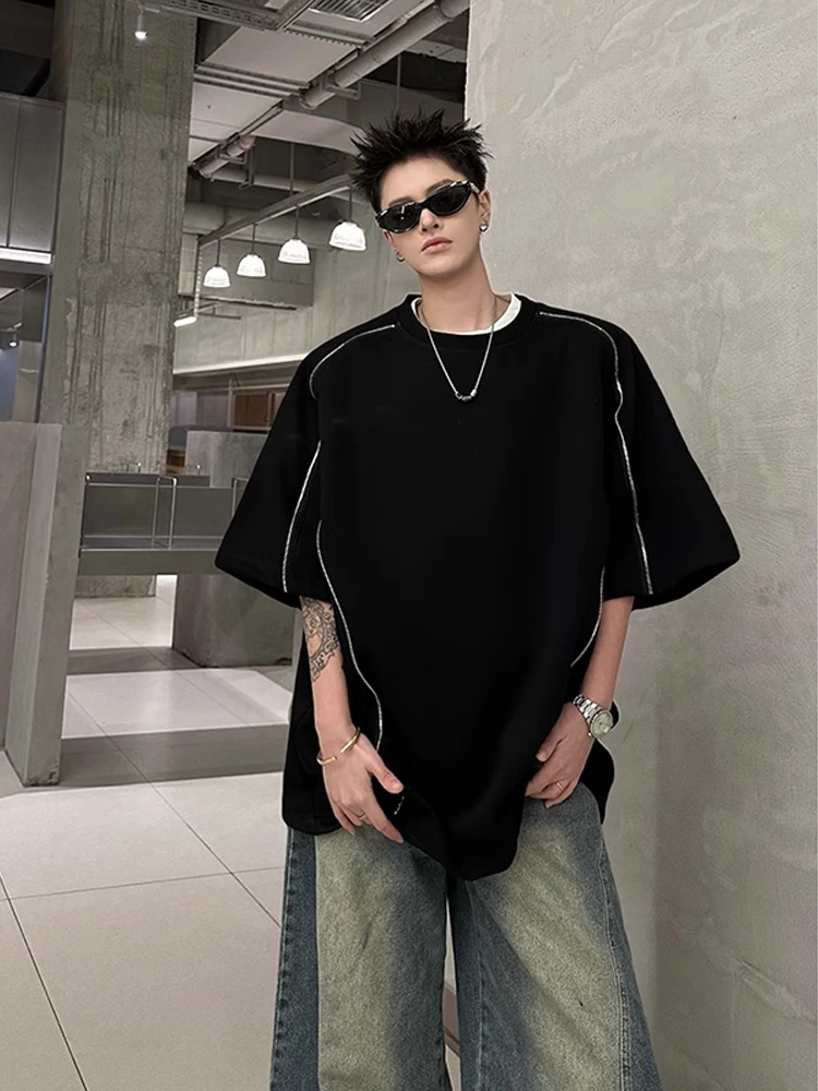 Bla Deconstructed Patchwork ort Sve T-irt Men's Summer 2025 New American High Street Heavyweight Cleanfit f Sve
Bla Deconstructed Patchwork ort Sve T-irt Men's Summer 2025 New American High Street Heavyweight Cleanfit f Sve